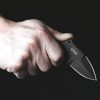 TPDEV01_add_10 TOPS Devils Elbow XL Fixed Blade Knife 3.25" 1095 Carbon Steel Black