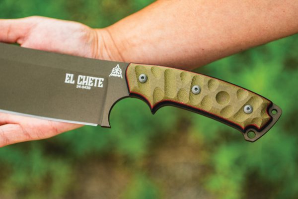TOPS El Chete Midnight Bronze 1095HC Steel Machete 12in Blade