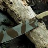 TOPS El Chete 12" 1095HC Blade Midnight Bronze Camo Fixed Machete
