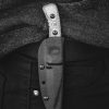TOPS Little Bro Fixed Blade Knife 3" 1095 Steel Black