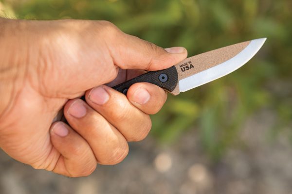 TOPS Mini Scandi Survival 2.75" 1095HC Fixed Blade w/ Sheath