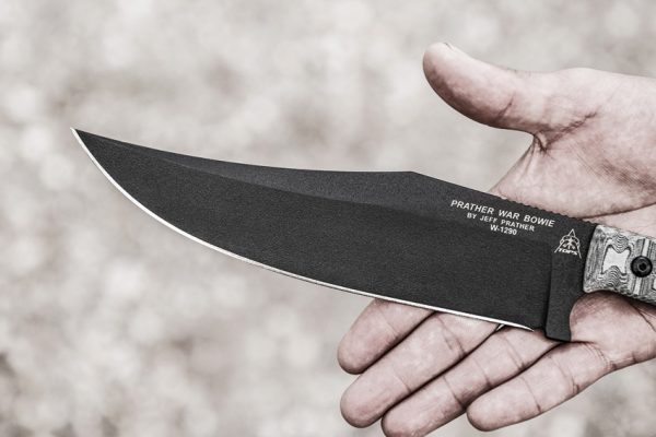 TOPS Prather War Bowie 7.25" 1095 High Carbon Steel Fixed Blade Knife