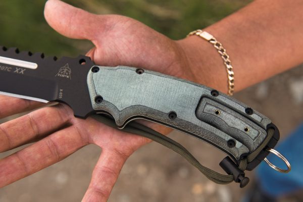 TOPS Steel Eagle and Mini Eagle Combo Fixed Blade Knives 1095 High Carbon Steel Black