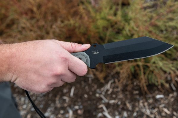 TOPS Smoke Jumper Fixed Blade Knife 6.5" 1095 High Carbon Steel Black