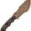 TOPS Tom Brown Tracker T-2 5" 1095HC Fixed Blade Knife Tan
