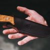 TOPS Tex Creek 69 Fixed Blade Knife 4" Drop Point 1095 Steel Tan