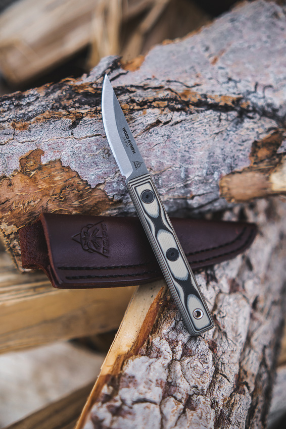 TOPS Wood Nymph Fixed Blade Knife 2.25" 1095HC Steel