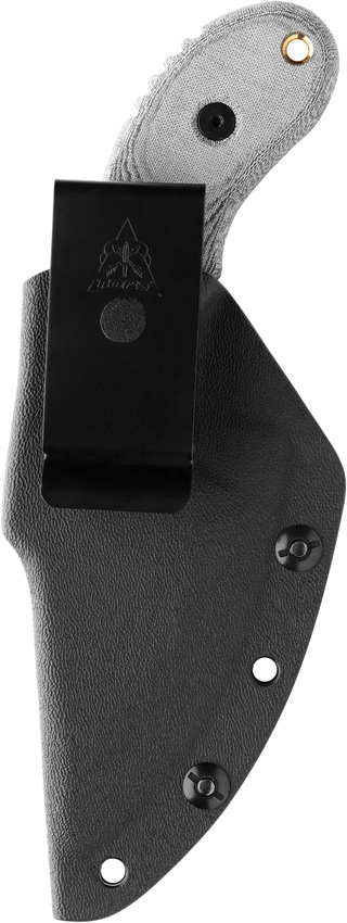 TOPS Wolf Pup XL Fixed Blade Knife 3.63" 1095 Steel Black