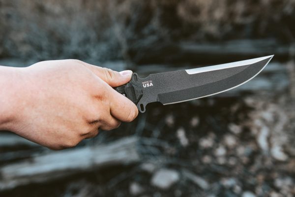 TOPS Zero Dark 30 Fixed Blade Knife 6.5" 1095 High Carbon Steel w/ Sheath