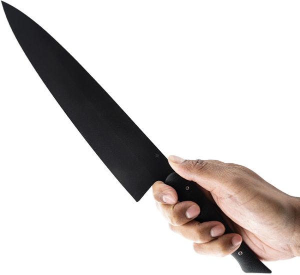 Toor Myers Chef's Knife 9.5" Black CPM MagnaCut Blade