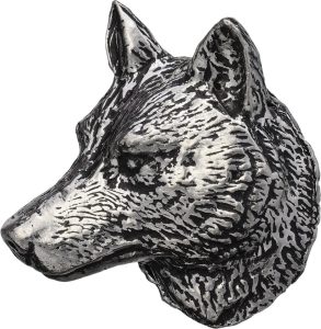 Wolf Head Pin