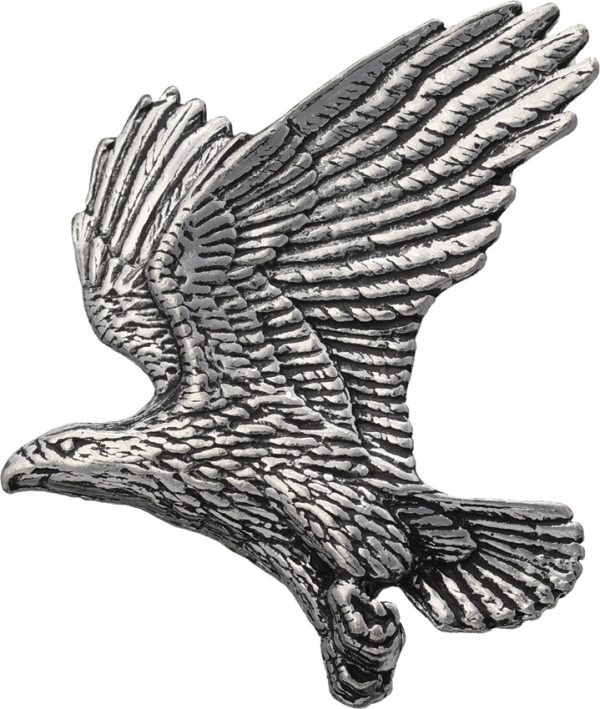 TS Brown Eagle Pin 1.5" Pewter