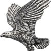 TS Brown Eagle Pin 1.5" Pewter
