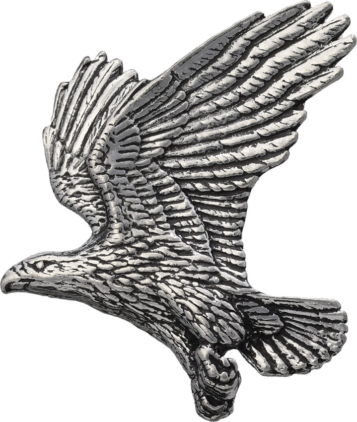 TS Brown Eagle Pin 1.5" Pewter