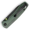 TRIVISA Dragonfly Crossbar Lock Folding Knife 3" Green Micarta