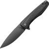 TRIVISA Hummingbird Folding Knife 3" Black Micarta Linerlock