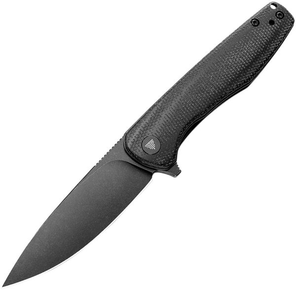 TRIVISA Hummingbird Folding Knife 3" Black Micarta Linerlock