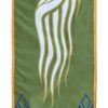 United Cutlery Lord of the Rings Rohan Banner 65.88" x 16" w/ Hanging Rod