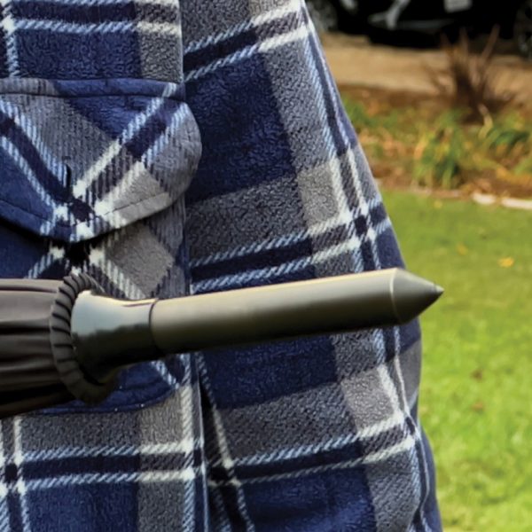 Uzi Tactical Collapsible Umbrella with Glass Breaker