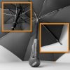 Uzi Tactical Collapsible Umbrella with Glass Breaker