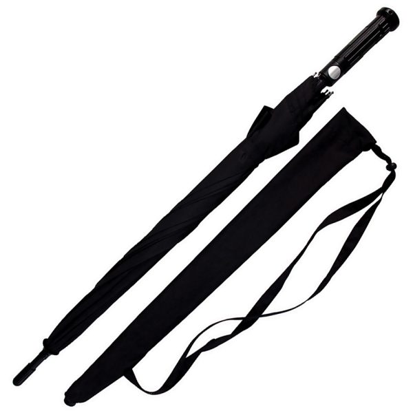 Uzi Tactical Umbrella 44" Windproof with Glass Breaker Tip