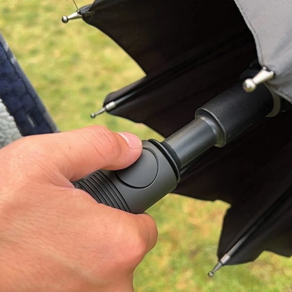 Uzi Tactical Umbrella 44" Windproof with Glass Breaker Tip