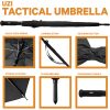 Uzi Tactical Umbrella 44" Windproof with Glass Breaker Tip