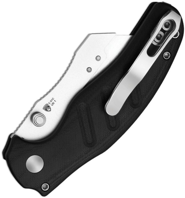 V348829JSA3_add_01 Kizer Cutlery C01C Utility Folding Knife Black G10 2.88" Blade