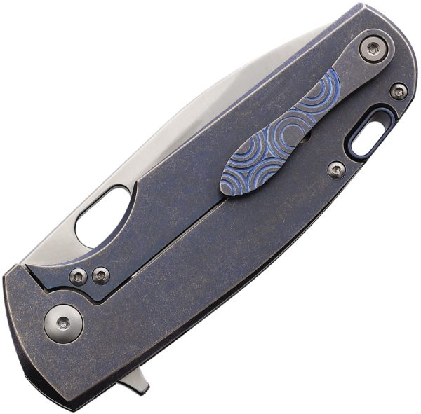 Viper Kyomi Framelock 3.25" Blue Titanium Folding Knife