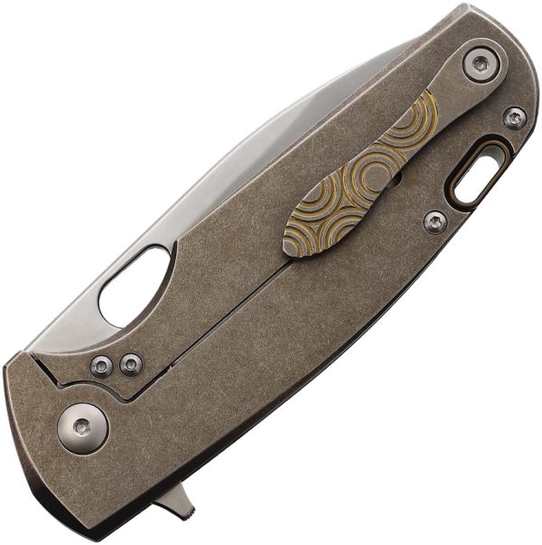 Viper Kyomi Framelock Folding Knife 3.25" CPM-20CV Bronze Titanium