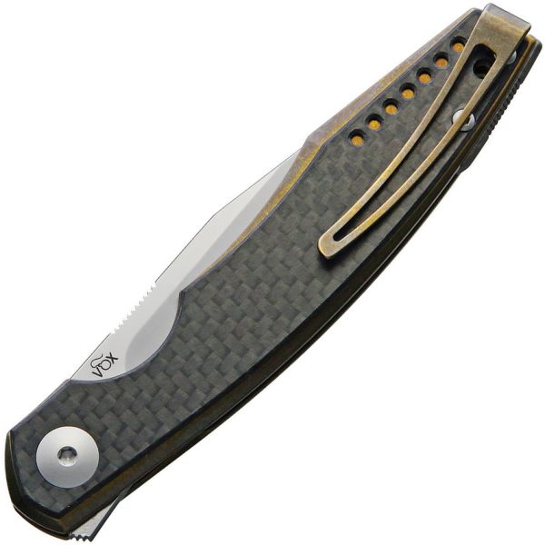 Viper Belone Linerlock Folding Knife 3.25" M390 Bronze Titanium