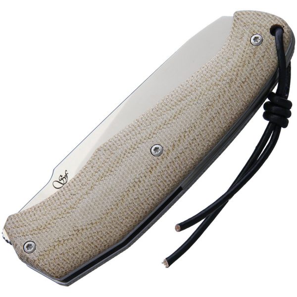 Viper Novis Linerlock Folding Knife 3" Bohler M390 Tan Micarta