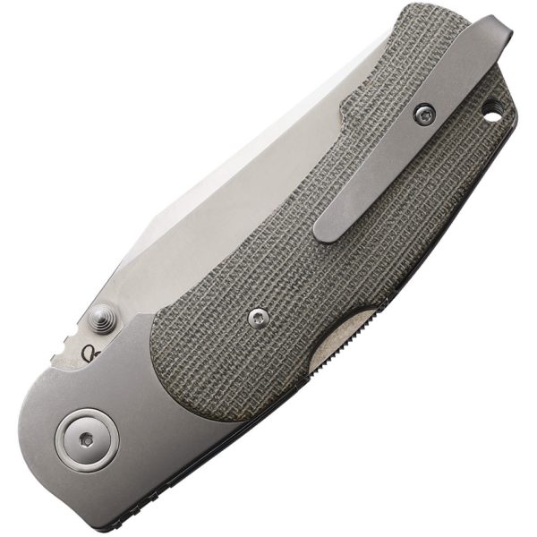 Viper TURN Lockback Folding Knife 3.25" Bohler M390 Green Micarta