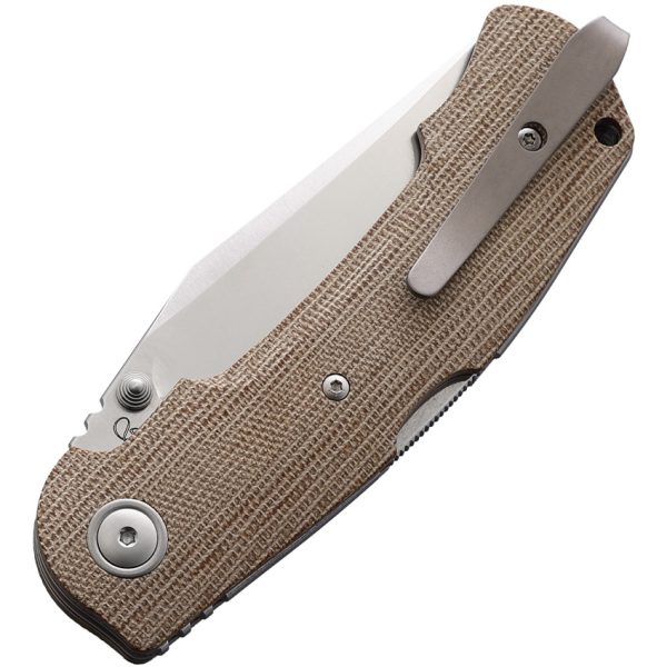 Viper Turn Essential Lockback Folding Knife Bohler M390 Natural Canvas
