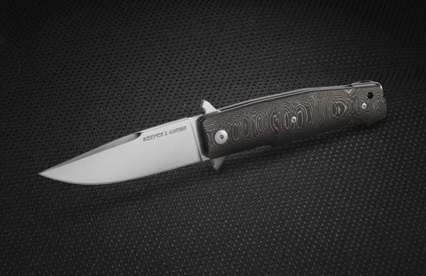 Viper Keeper 2 Folding Knife 3.75" Elmax Damask Carbon Fiber