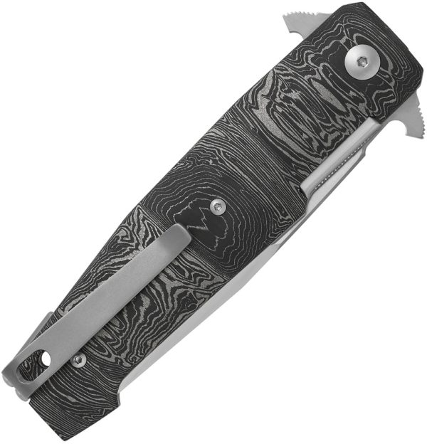 Viper Keeper 2 Folding Knife 3.75" Elmax Damask Carbon Fiber