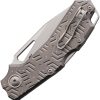 Viper Alfa Lockback Folding Knife 2.88" MagnaCut Gray Titanium