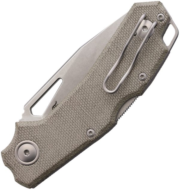 V6022CG_add_01 Viper Alfa Lockback Folding Knife 2.88" MagnaCut Green Micarta