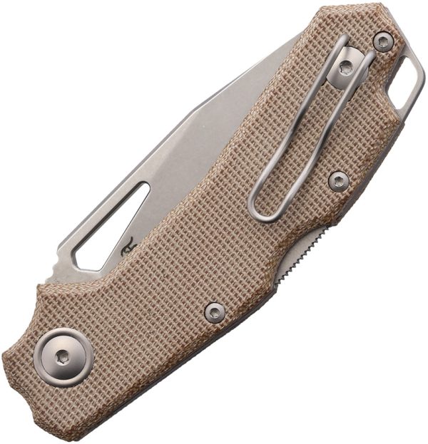 Viper Alfa Lockback Folding Knife 2.88" MagnaCut Natural Micarta
