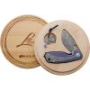 Viper Lille Framelock Folding Knife 2.5" Damascus Blue Titanium