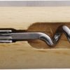 Andre Verdier Coyote Folding Knife 3.25" Satin Stainless Blade Beech Wood with Corkscrew