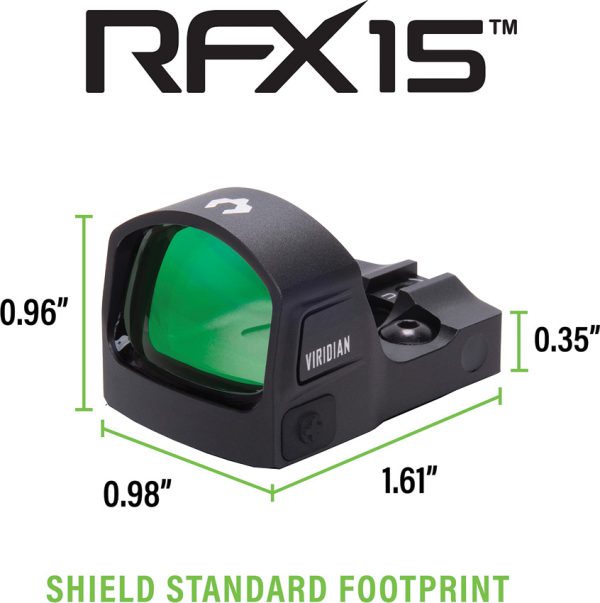 VI9810055_add_05 Viridian RFX-15 Green Dot Reflex Sight with Shield Standard Mount