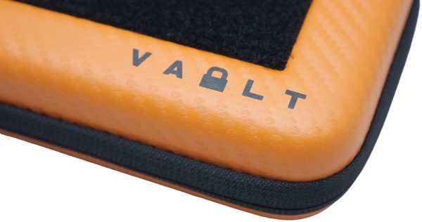 Vault Nano Case Orange Carbon Fiber 7" x 4.5" x 2"