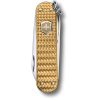 Victorinox Classic Precious Alox Folding Knife 2.5" Brass Gold