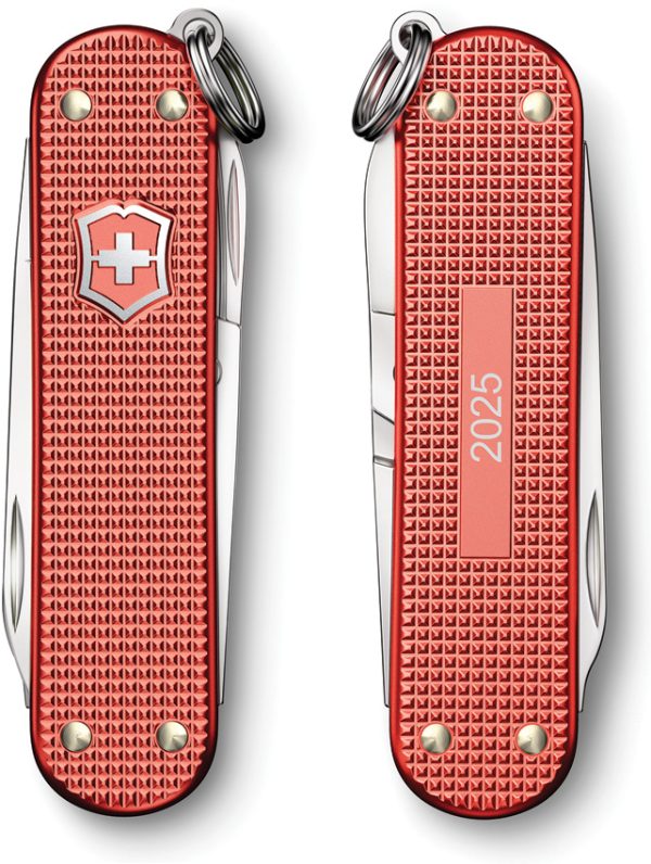 Victorinox Classic LE 2025 Stone Red Alox Folding Knife