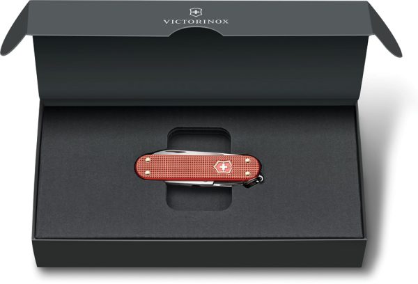 Victorinox Classic LE 2025 Stone Red Alox Folding Knife