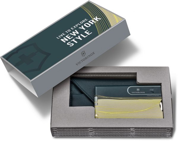 Victorinox Swiss Card Classic NY Style Folding Knife with Case