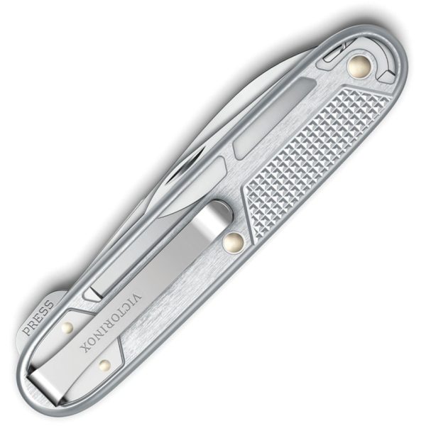 VN0821626_add_01 Victorinox Synergy Alox Silver Folding Knife 3.63" Closed