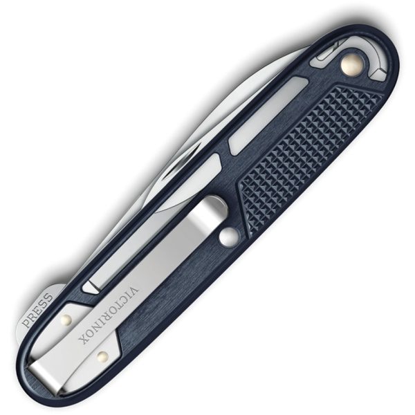 Victorinox Synergy X Alox Dark Blue Folding Knife 3.63"