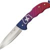 Victorinox Evoke Alox 3.88" Folding Knife Red/Blue